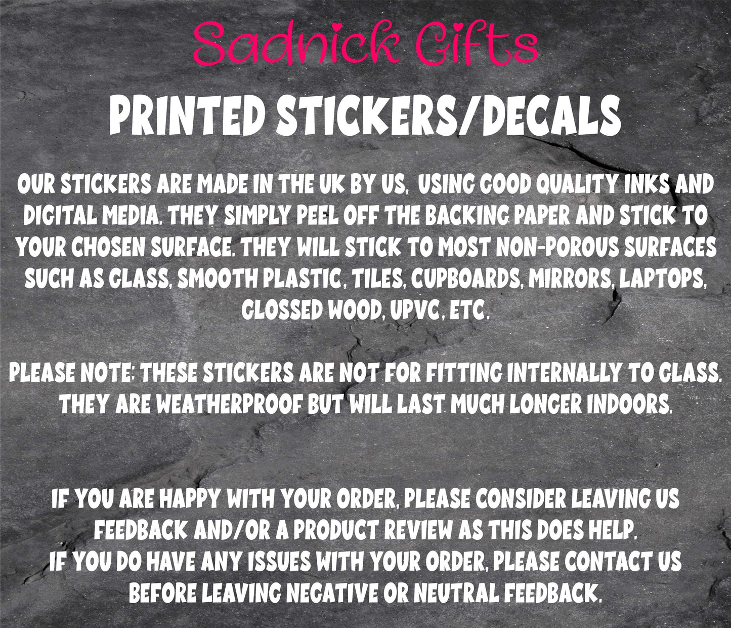 American Bulldog Sticker - Beware I Live Here - Cute House Home Window Door Porch Dog Warning Decal