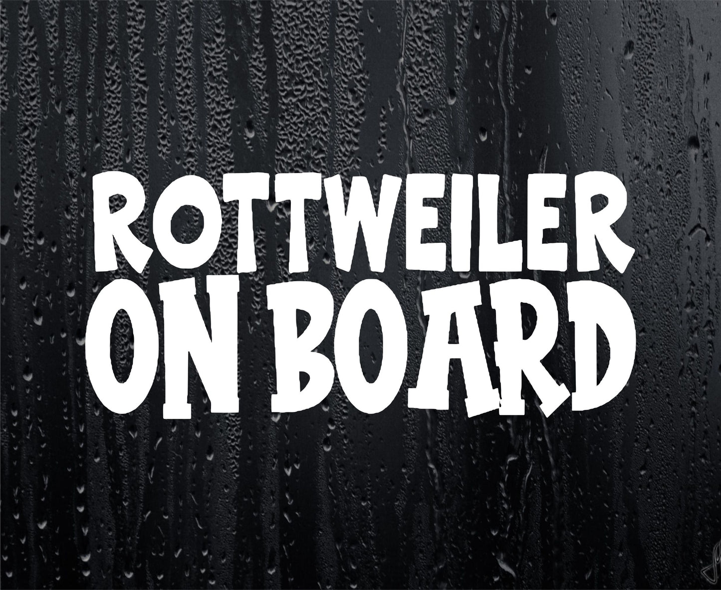 Rottweiler Car Sticker On Board Nice Fun Cute Novelty Dog Window Bumper Boot Door Decal Gift Present