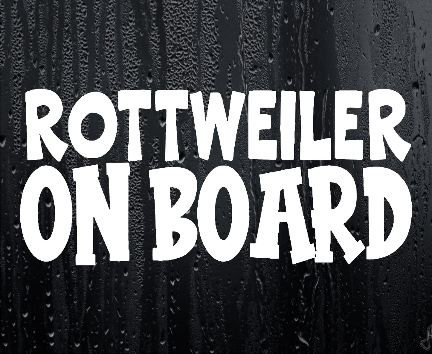 Rottweiler Car Sticker On Board Nice Fun Cute Novelty Dog Window Bumper Boot Door Decal Gift Present