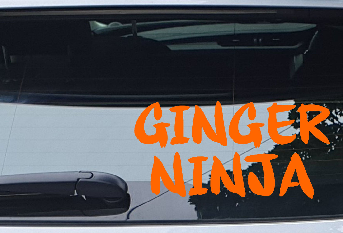 Car Sticker Ginger Ninja Fun Nice Cute Novelty Redhead Van Window Bumper Boot Door Decal