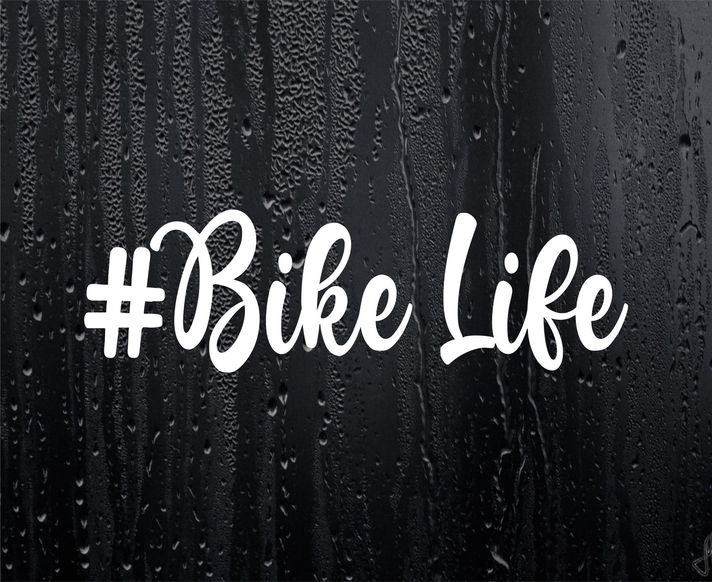 Car Sticker # Bike Life Novelty Bumper Door Boot MTB Van Motorcycle Decal