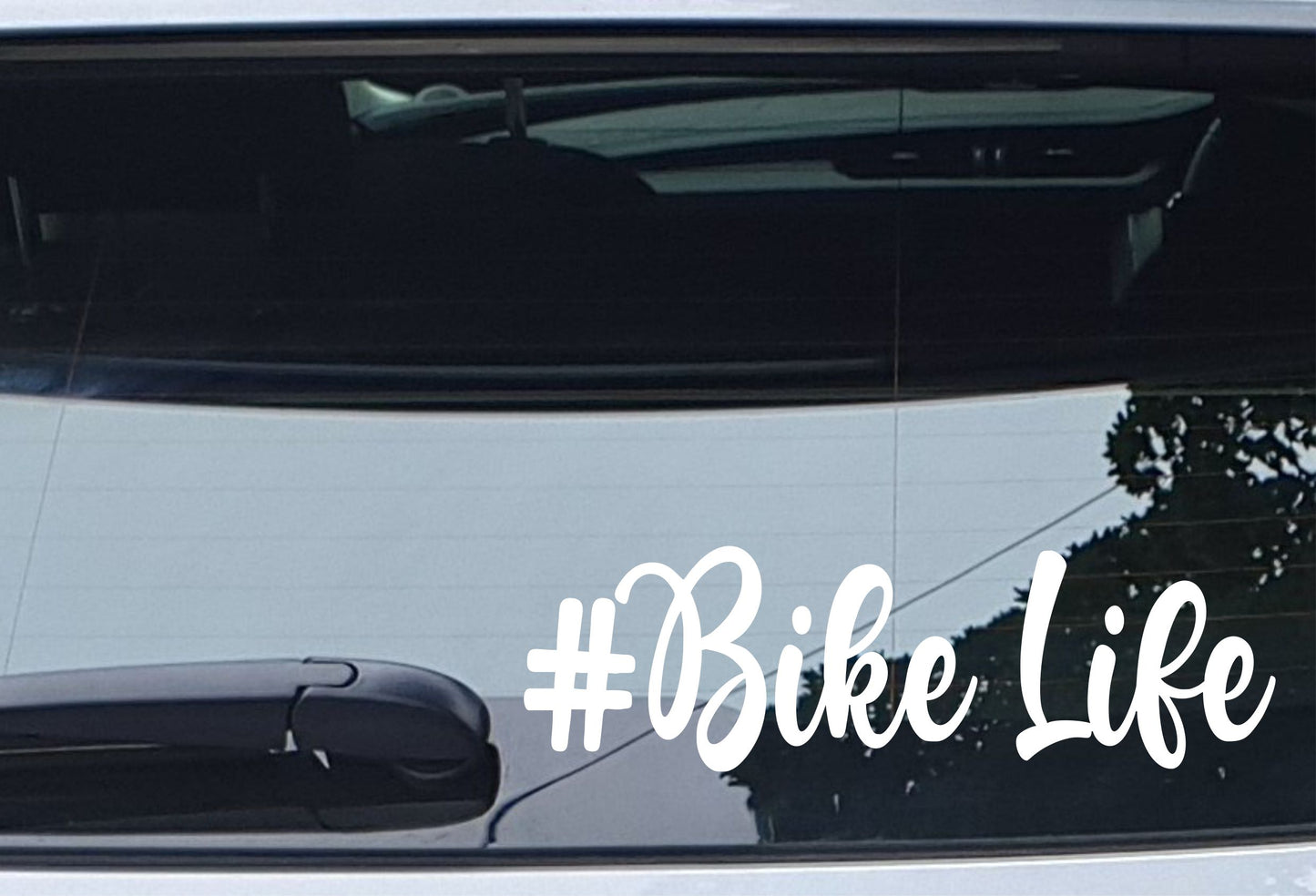 Car Sticker # Bike Life Novelty Bumper Door Boot MTB Van Motorcycle Decal