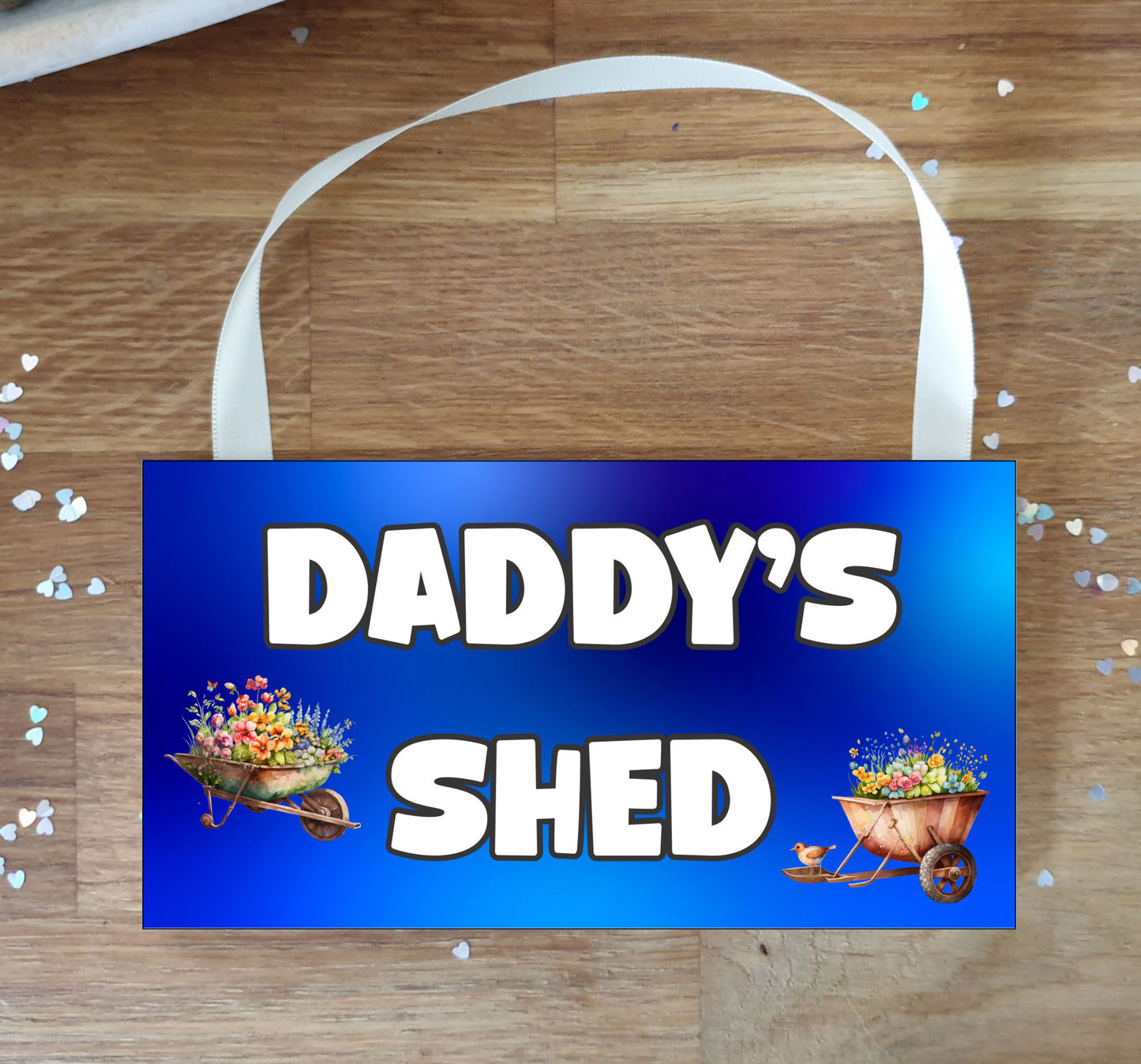 Daddy Plaque / Sign - Daddy's Shed - Nice Fun Cute Novelty Gardening Present
