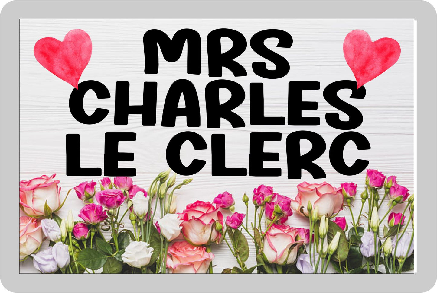 Formula One Fridge Magnet - Mrs Charles Le Clerc - Fun Cute F1 Driver Gift - Novelty Present