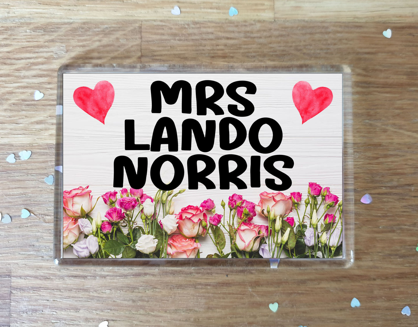 Formula One Fridge Magnet - Mrs Lando Norris - Fun Cute F1 Driver Gift - Novelty Present