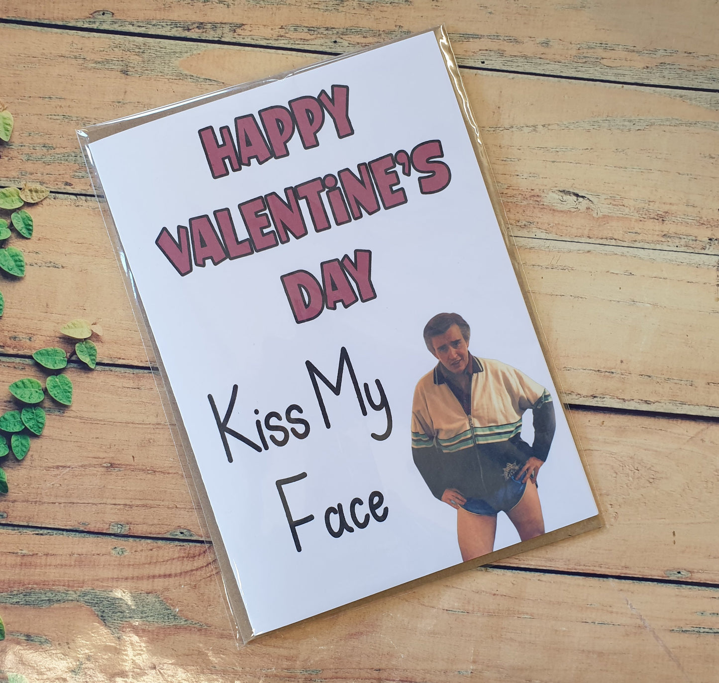 Alan Partridge Card - Happy Valentine's Day Kiss My Face - Nice Fun Cute Funny Greeting