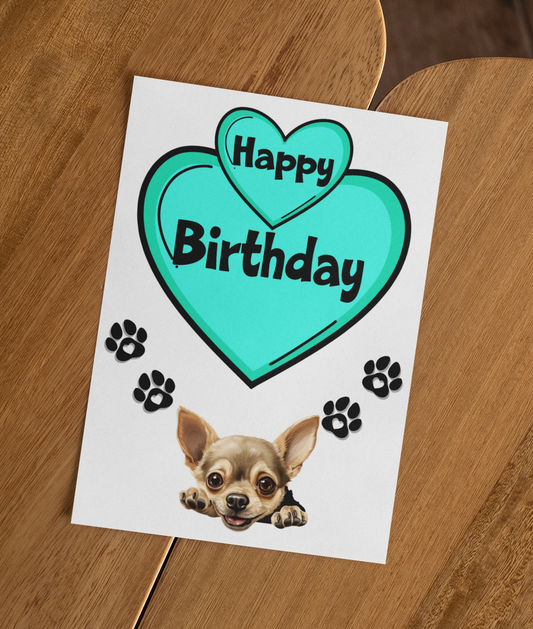 Chihuahua Birthday Card - Nice Cute Fun Pet Dog Puppy Owner Novelty Greeting Card