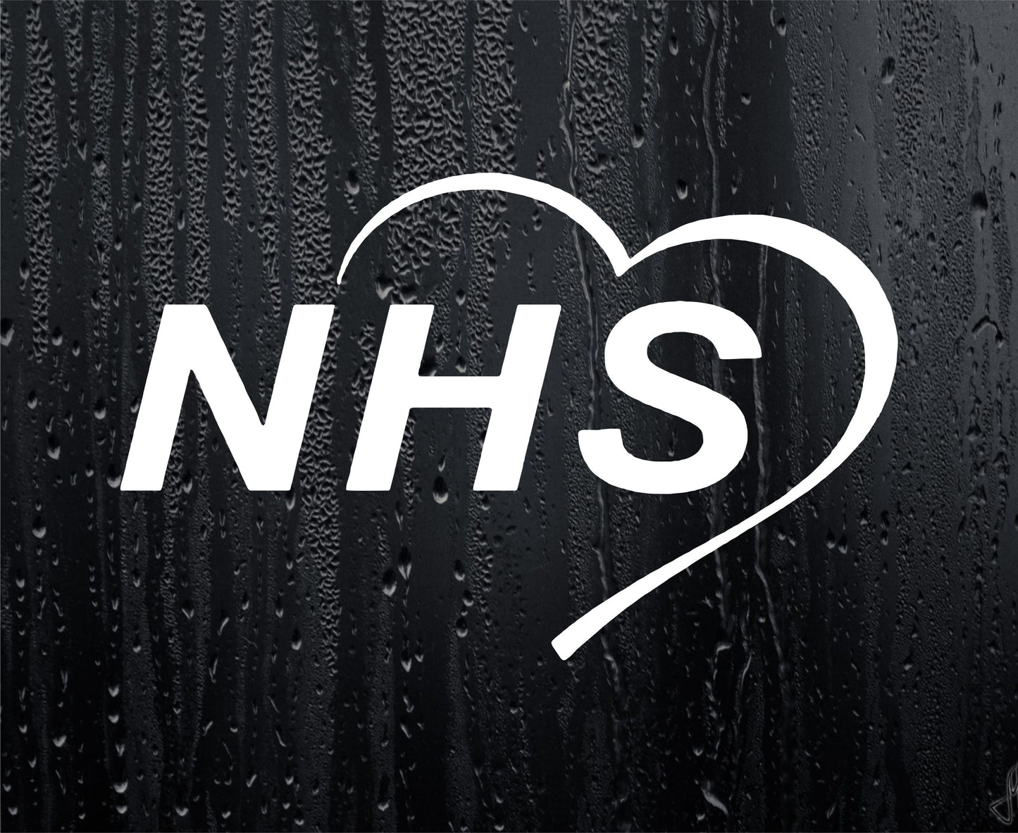 Car Sticker Heart NHS Health Worker Van Window Bumper Boot Door Decal Present