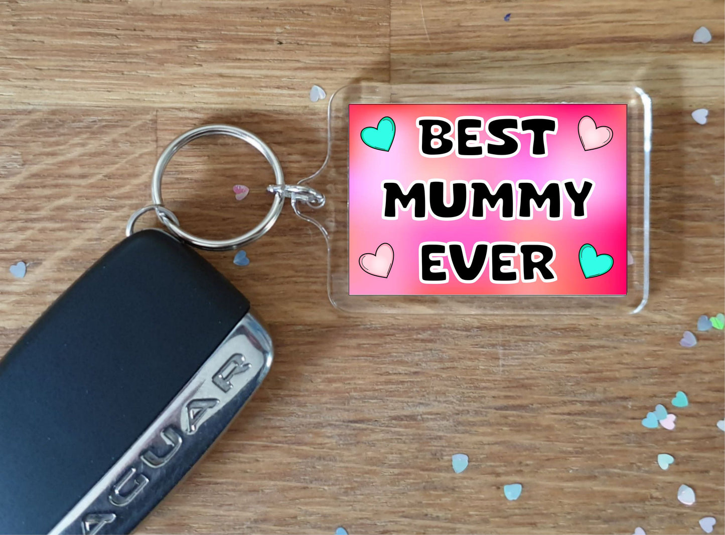 Mummy Keyring Gift - Best Mummy Ever - Cute Fun Novelty Family Present