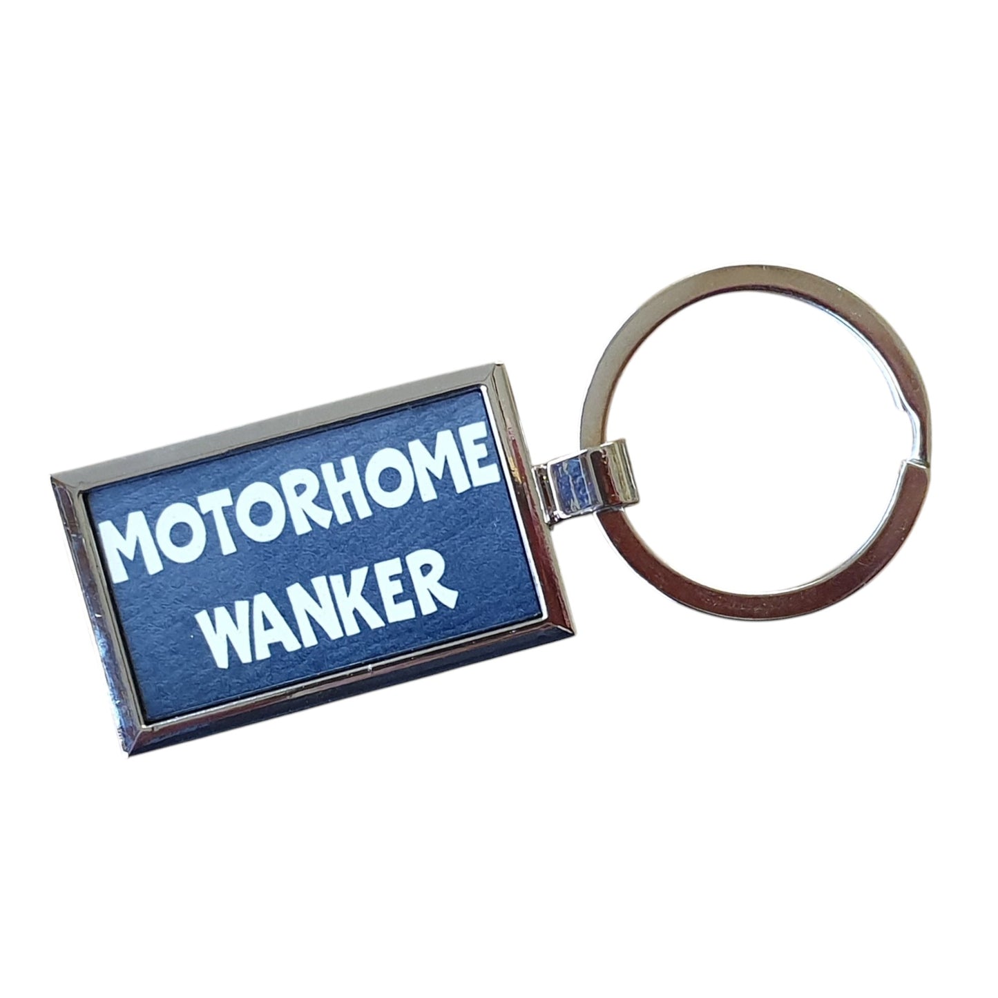 Motorhome Keyring Gift - Motorhome Wanker - Nice Fun Cute Cheeky Metal Key Chain Novelty Present