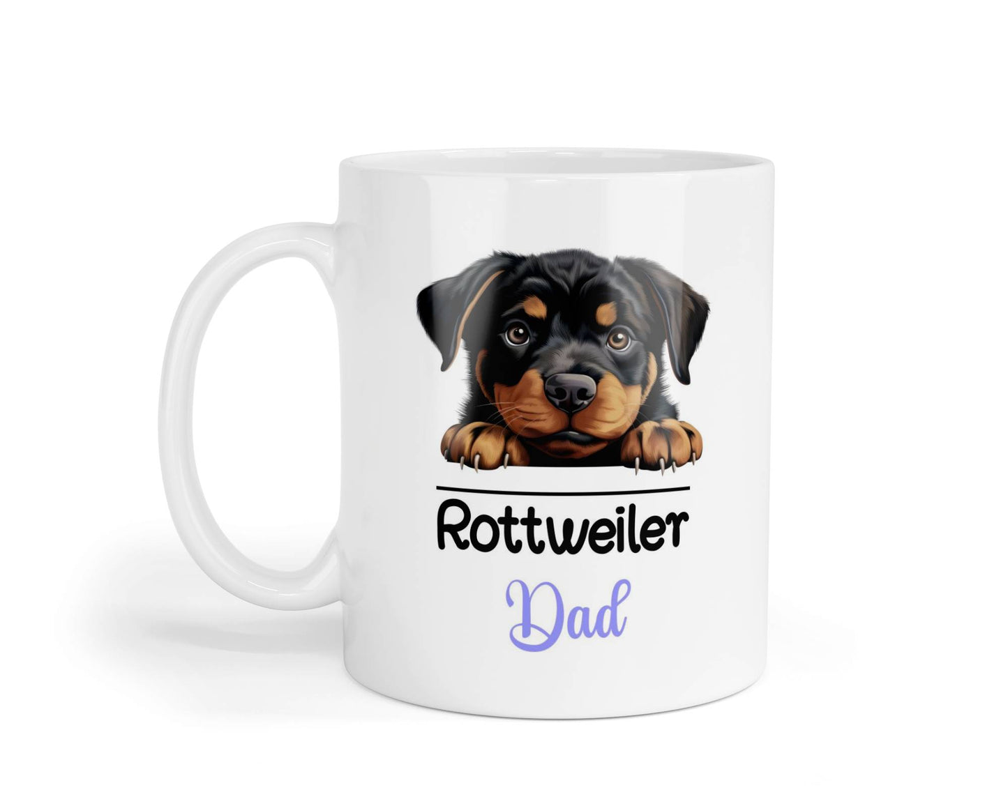 Rottweiler Dad Mug Gift Nice Funny Cute Novelty Pet Dog Owner Cup Birthday Christmas Mother's Day Present