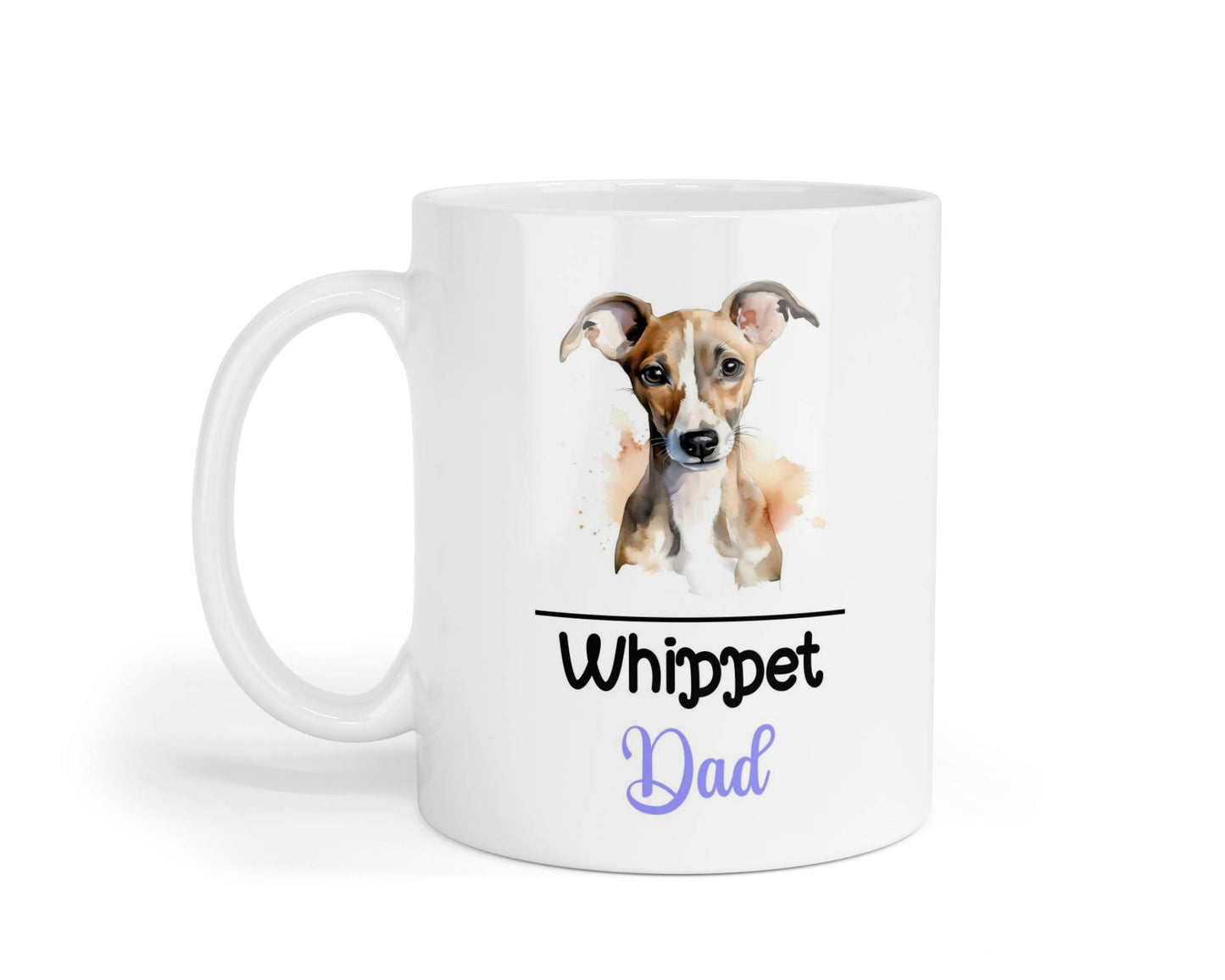 Whippet Dad Mug Gift Nice Funny Cute Novelty Pet Dog Owner Cup Birthday Christmas Father's Day Present