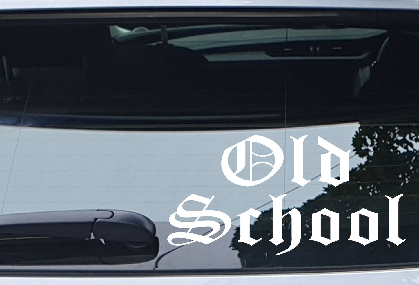 Car Sticker Old School Fun Novelty Classic Van Cute Window Bumper Boot Door Decal
