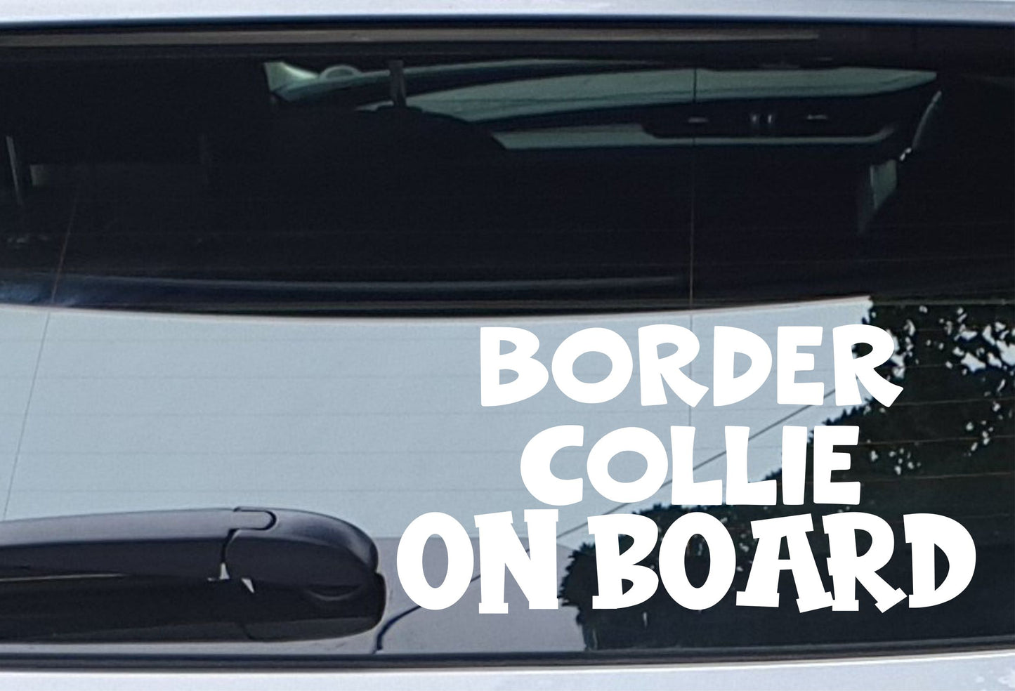 Border Collie Car Sticker On Board Nice Fun Cute Novelty Dog Window Bumper Boot Door Decal Gift Present