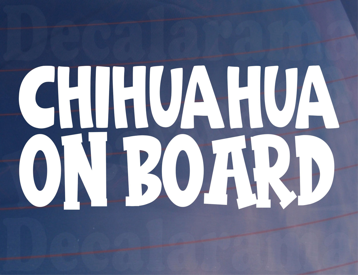 Chihuahua Car Sticker On Board Nice Fun Cute Novelty Dog Window Bumper Boot Door Decal Gift Present