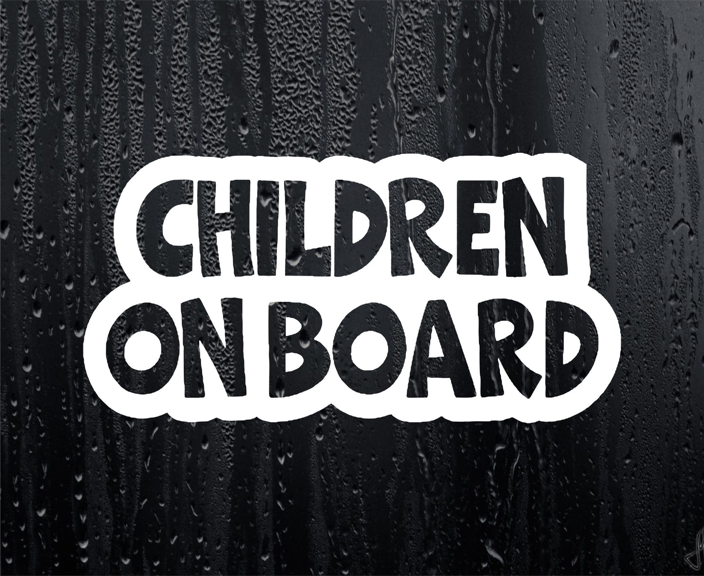 Car Sticker Children On Board Funny Novelty Van Cute Window Bumper Boot Door Decal