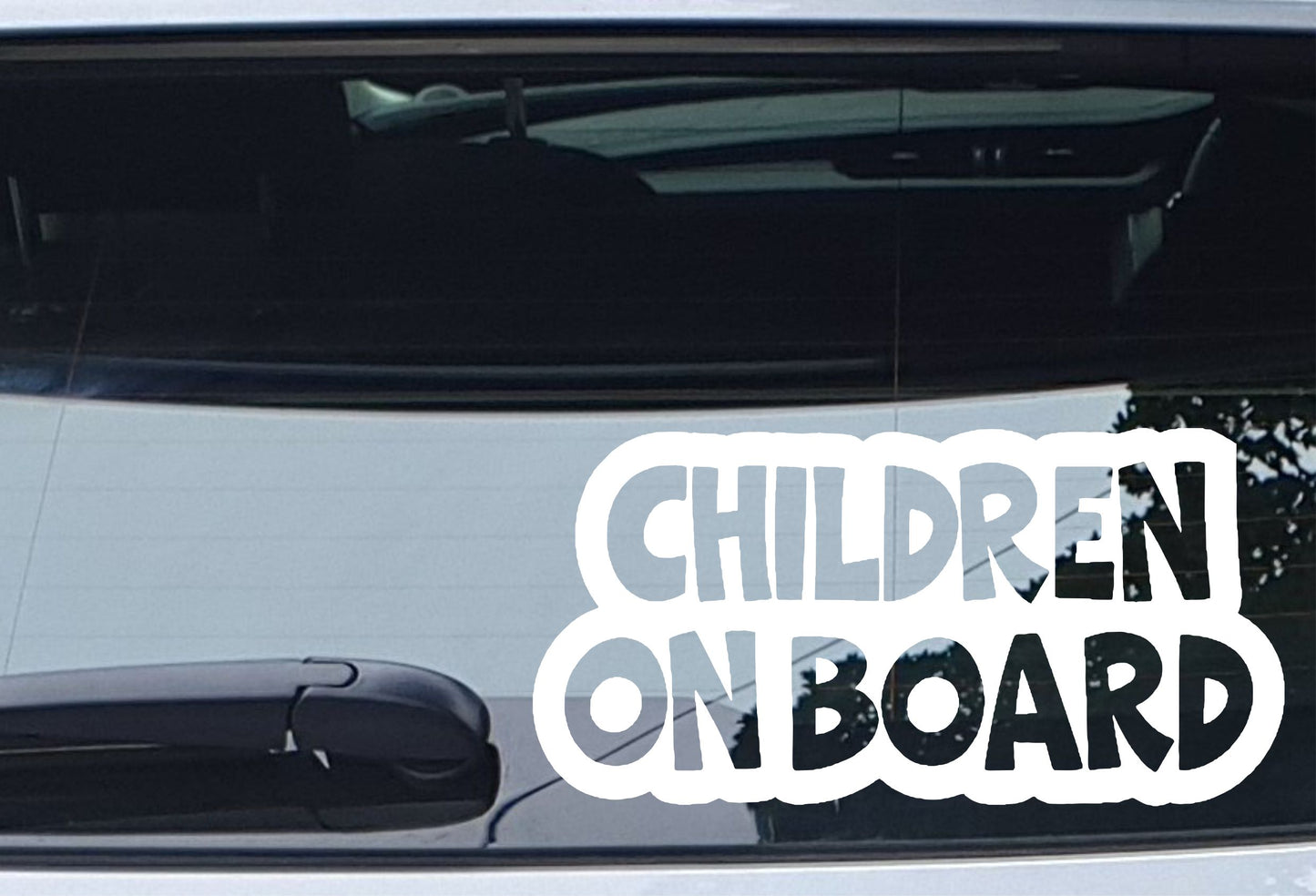 Car Sticker Children On Board Funny Novelty Van Cute Window Bumper Boot Door Decal