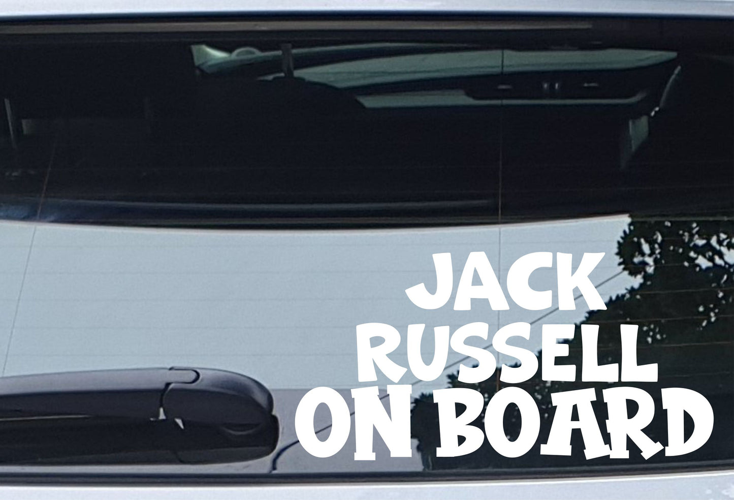 Jack Russell Car Sticker On Board Nice Fun Cute Novelty Dog Window Bumper Boot Door Decal Gift Present