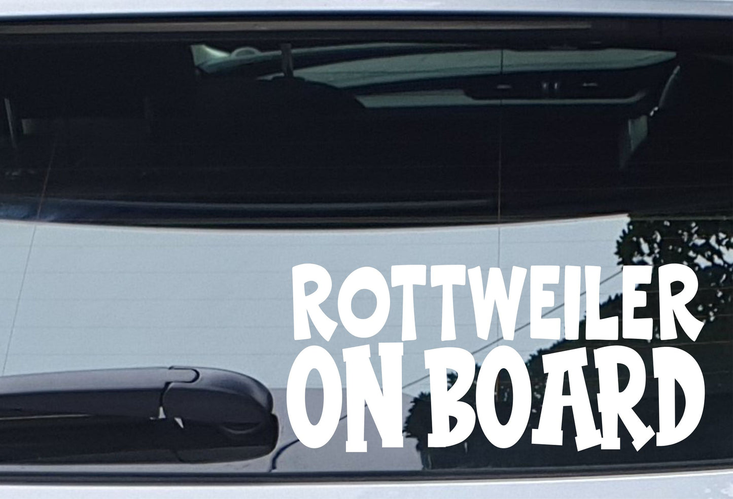 Rottweiler Car Sticker On Board Nice Fun Cute Novelty Dog Window Bumper Boot Door Decal Gift Present
