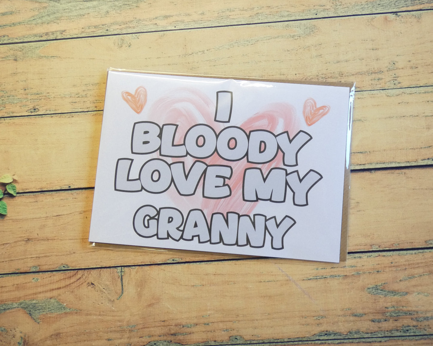 Granny Birthday Card - I Bloody Love My - Nice Funny Cute Novelty Greeting Card