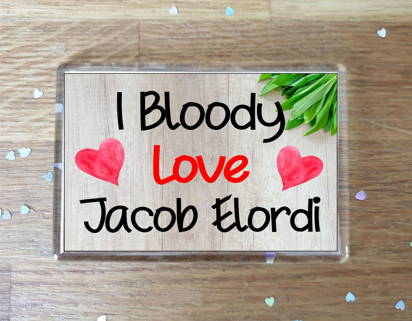 Jacob Elordi Fridge Magnet Gift - I Bloody Love - Funny Cute Movie / TV Star Novelty Present
