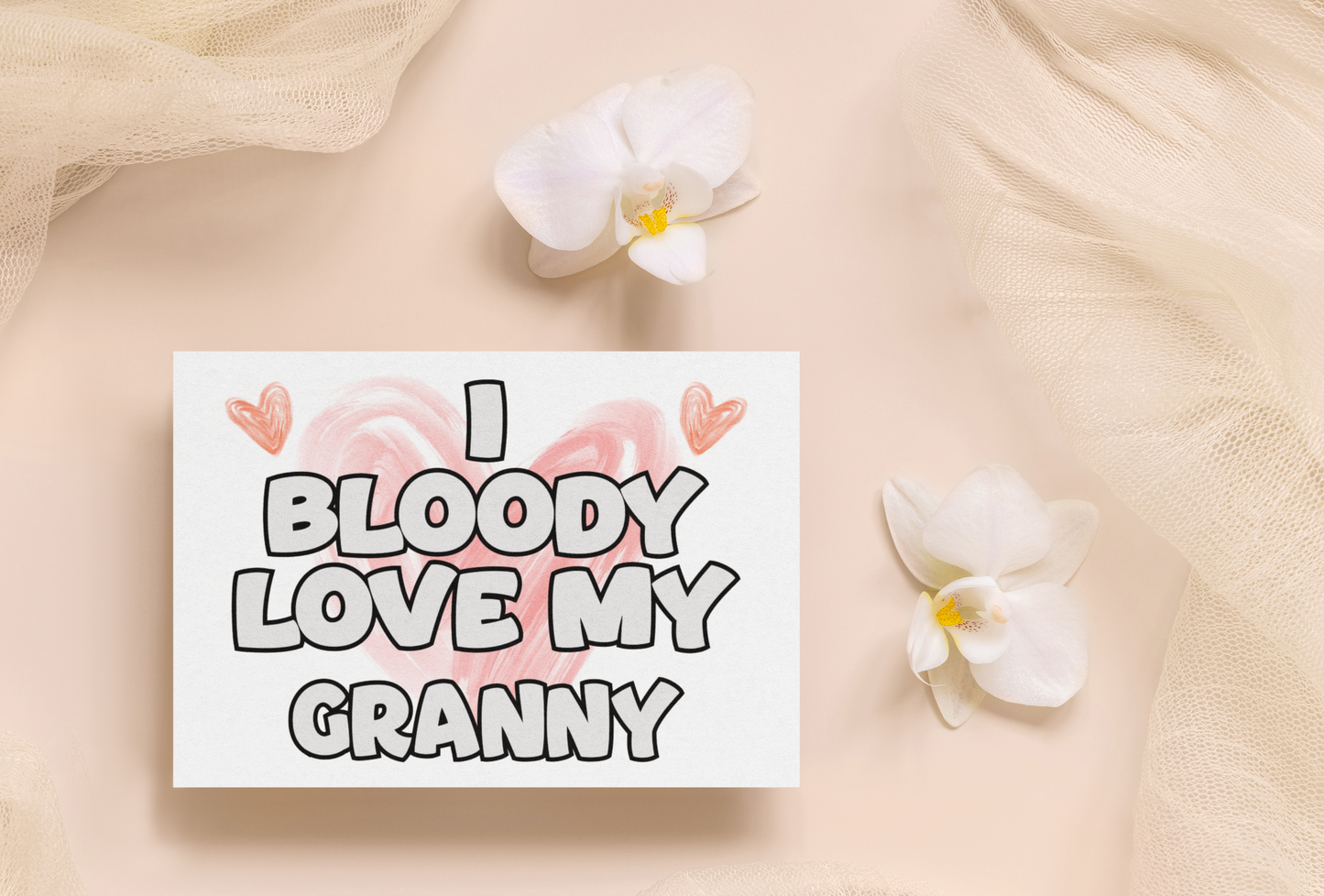 Granny Birthday Card - I Bloody Love My - Nice Funny Cute Novelty Greeting Card