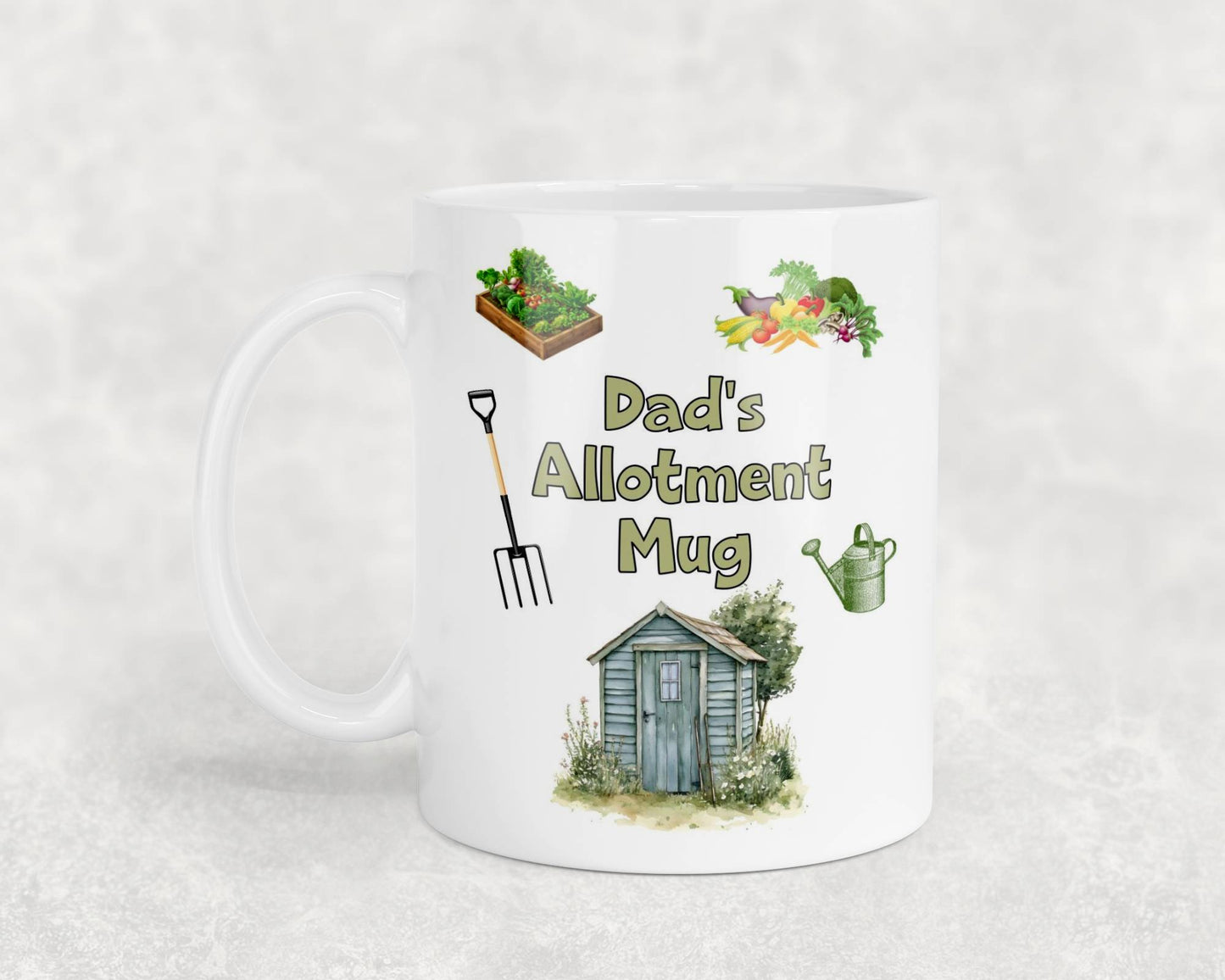 Dad Allotment Mug Gift Novelty Nice Fun Cute Gardening Present