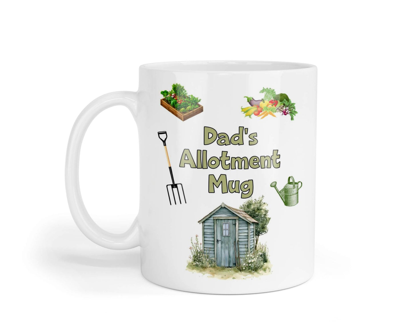 Dad Allotment Mug Gift Novelty Nice Fun Cute Gardening Present