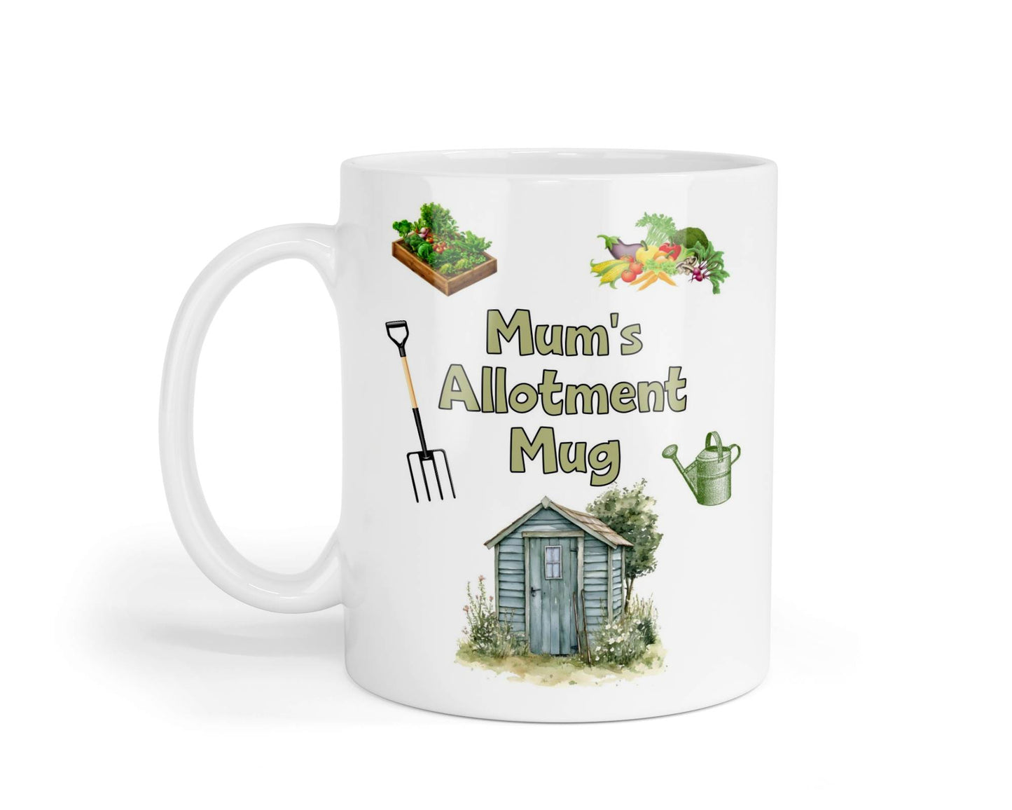 Mum Allotment Mug Gift Novelty Nice Fun Cute Gardening Present