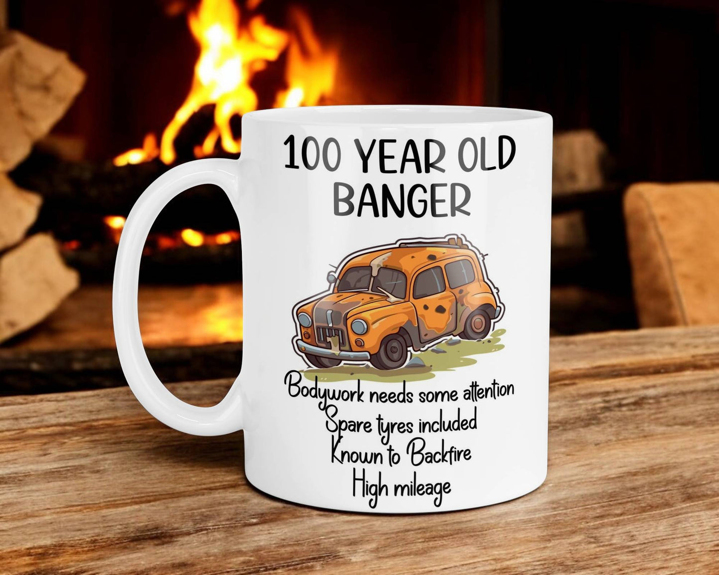 100th Birthday Mug Gift 100 Year Old Banger Nice Cute Novelty Celebration Present