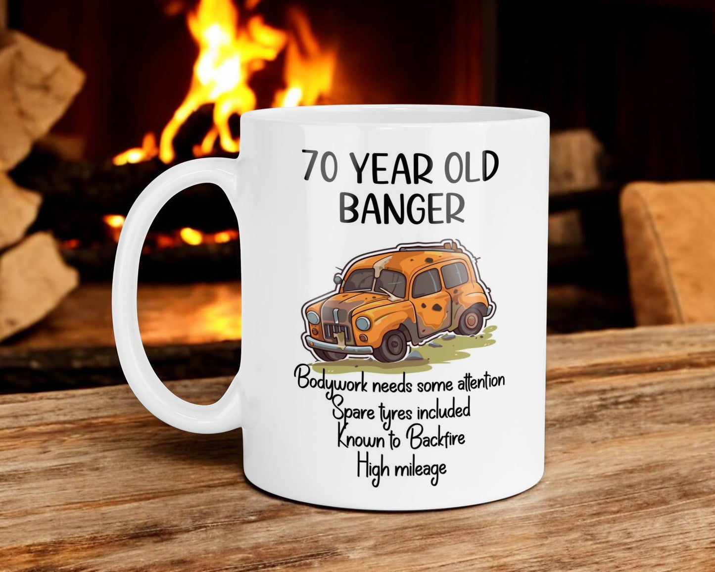 70th Birthday Mug Gift 70 Year Old Banger Nice Cute Novelty Celebration Present