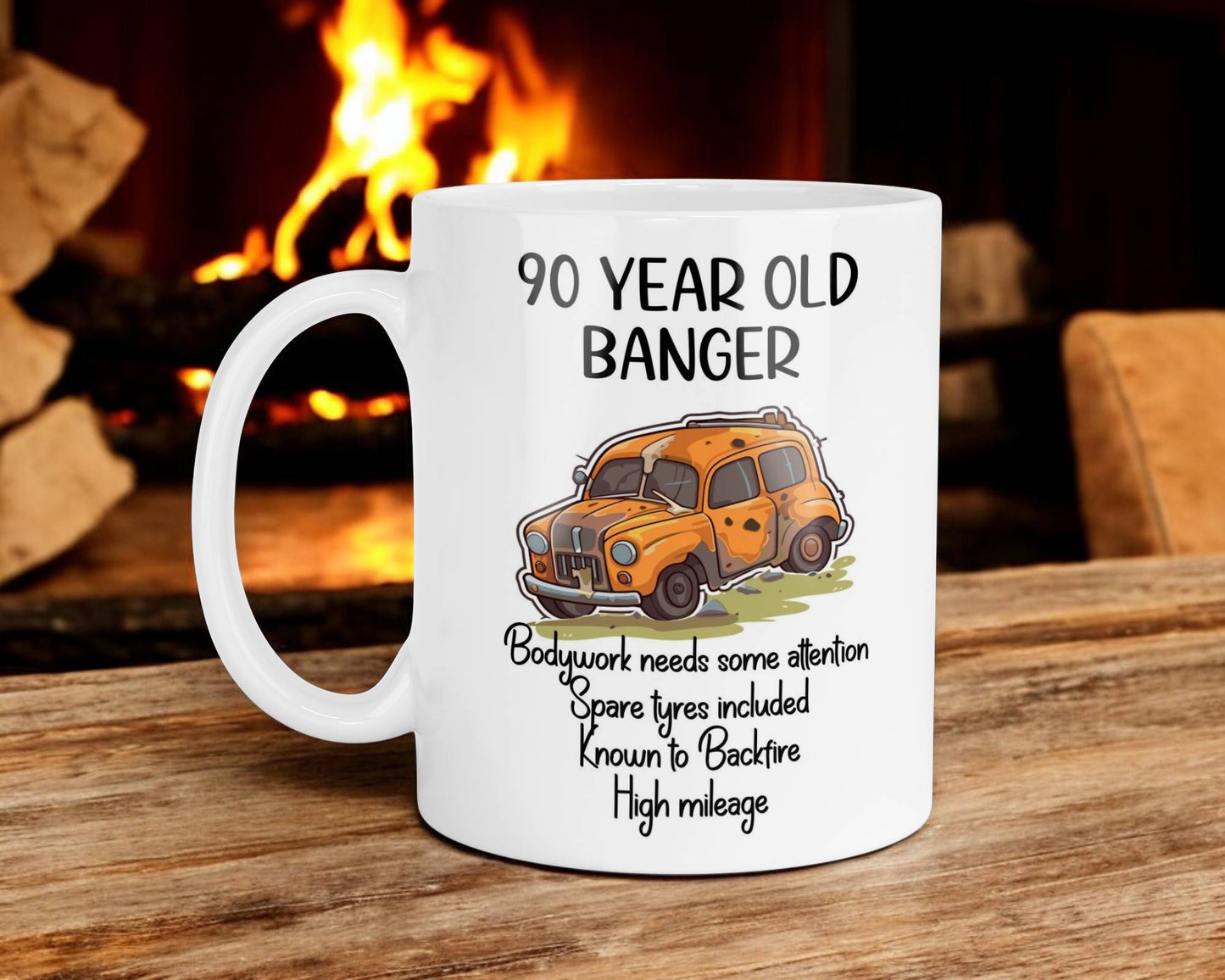 90th Birthday Mug Gift 90 Year Old Banger Nice Cute Novelty Celebration Present