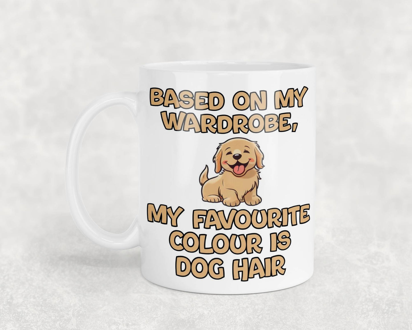 Dog Owner Mug Gift My Favourite Colour is Dog Hair Nice Cute Novelty Printed Cup Present