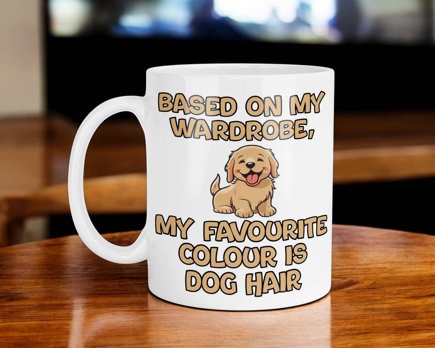 Dog Owner Mug Gift My Favourite Colour is Dog Hair Nice Cute Novelty Printed Cup Present