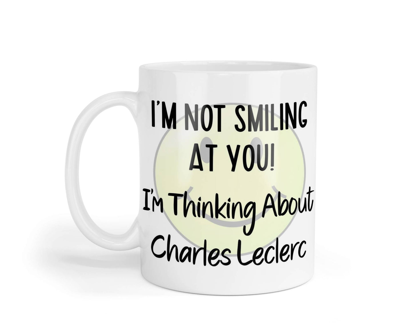 Charles Leclerc Mug Gift I'm Not Smiling at You I'm Thinking About Nice Cute Novelty F1 Driver Fan Cup