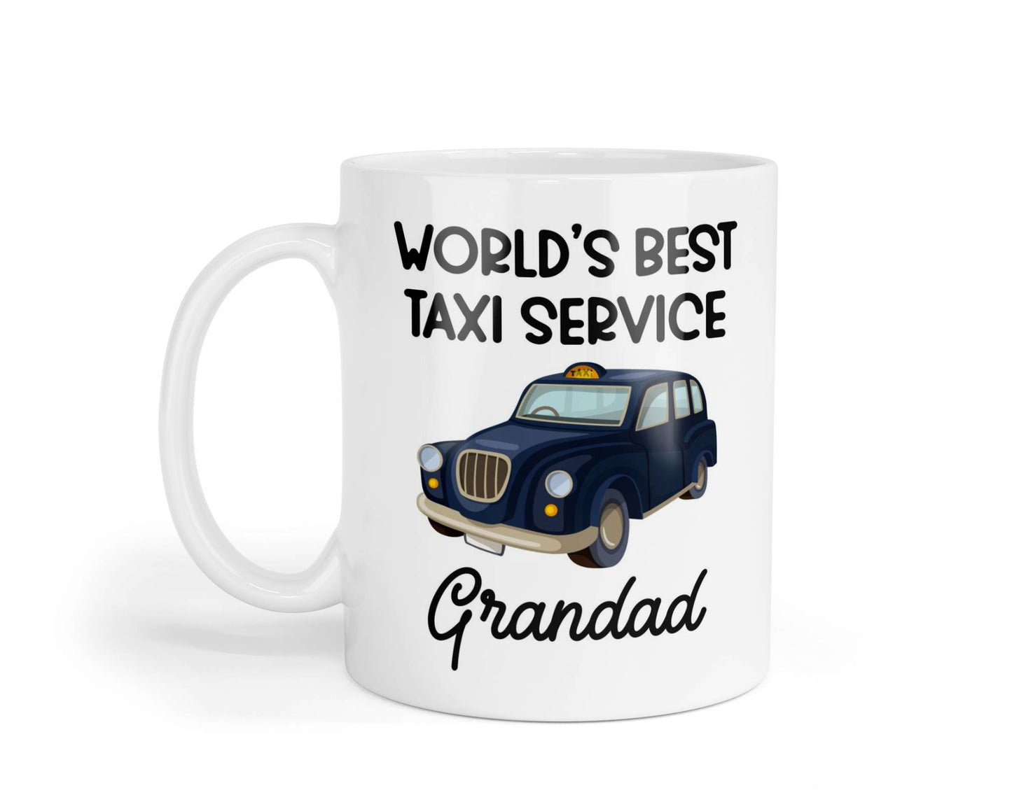 Grandad Mug Gift World's Best Taxi Service Novelty Nice Fun Cute Cup Present