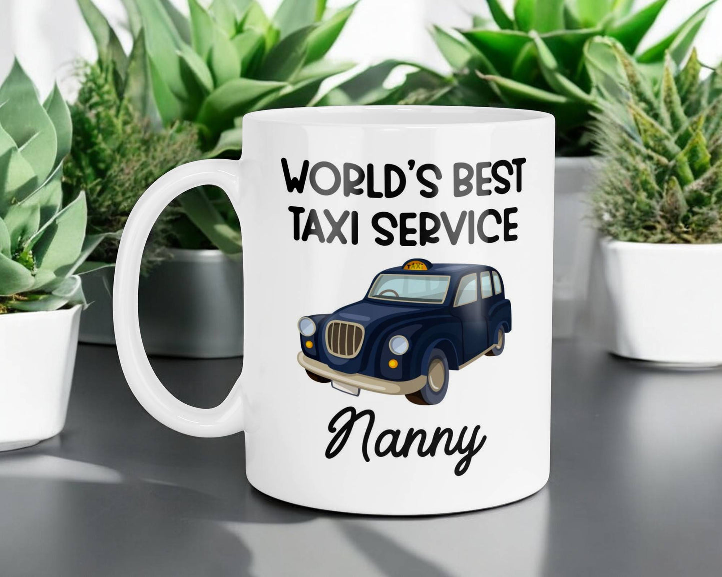 Nanny Mug Gift World's Best Taxi Service Novelty Nice Fun Cute Cup Present