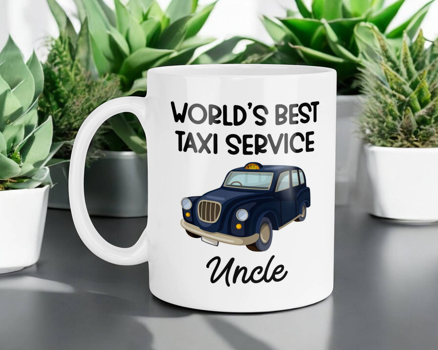 Uncle Mug Gift World's Best Taxi Service Novelty Nice Fun Cute Cup Present