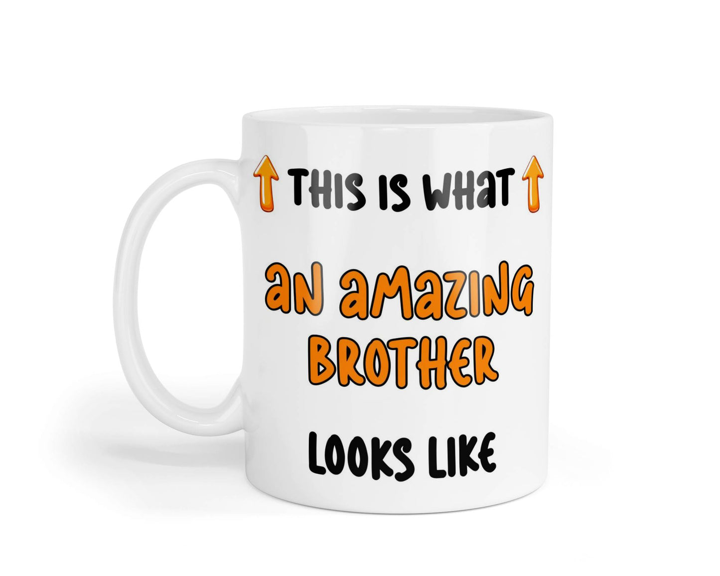 Brother Mug Gift This Is What An Amazing Looks Like Novelty Nice Fun Cute Cup Present