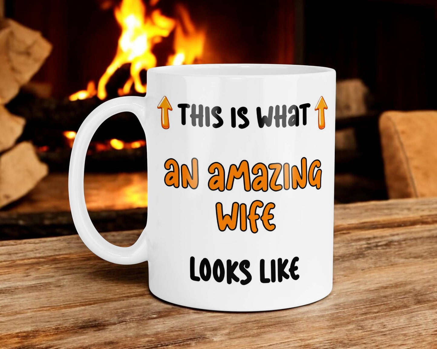 Wife Mug Gift This Is What An Amazing Looks Like Novelty Nice Fun Cute Cup Present