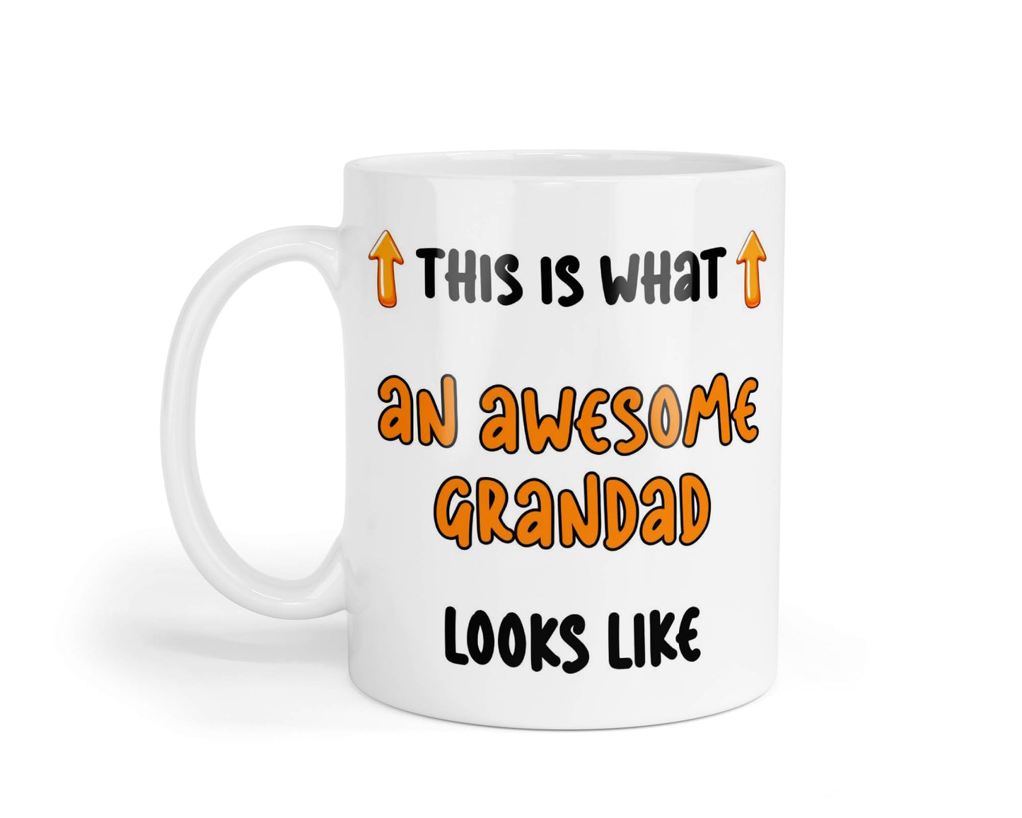 Grandad Mug Gift This Is What An Awesome Looks Like Novelty Nice Fun Cute Cup Present