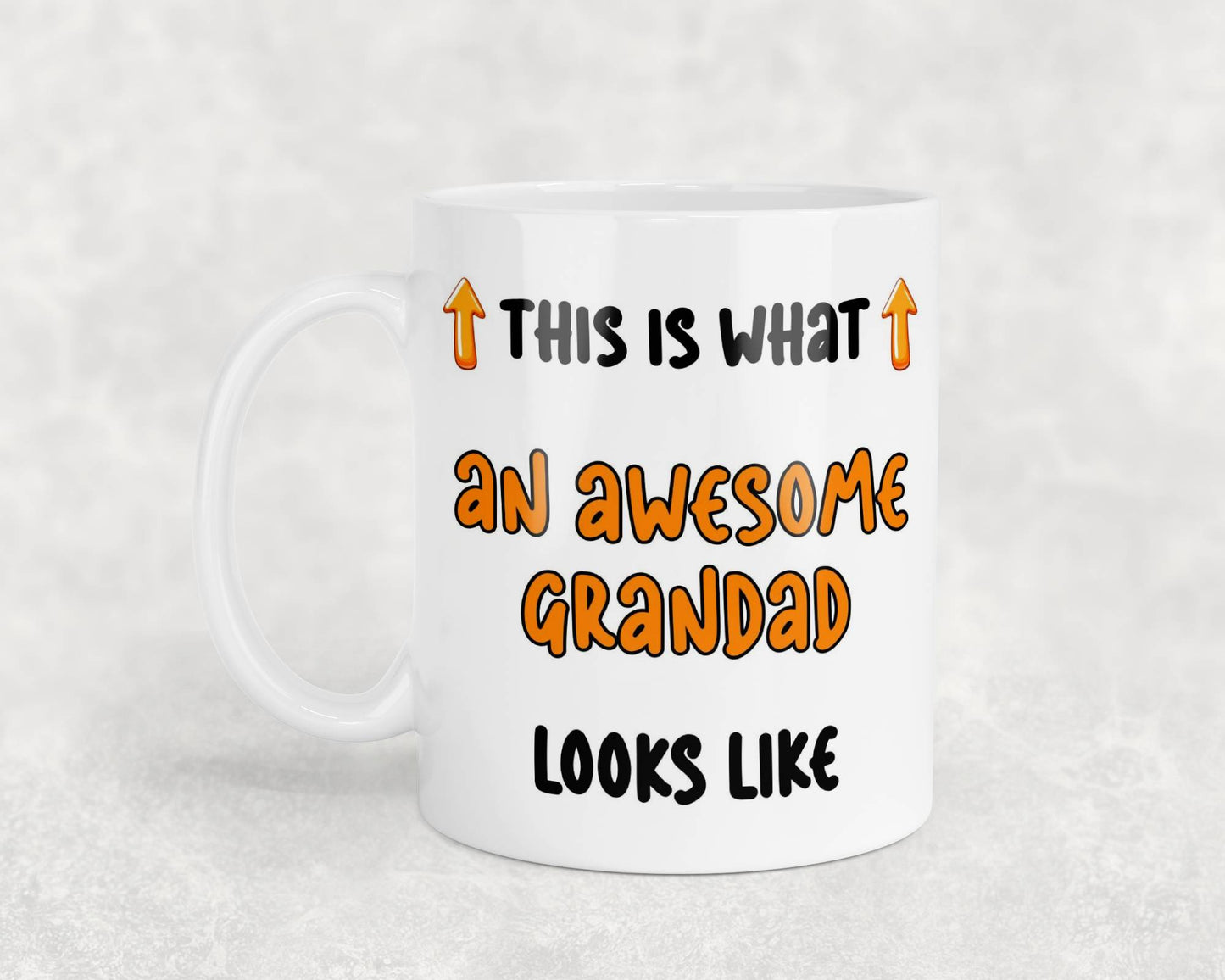 Grandad Mug Gift This Is What An Awesome Looks Like Novelty Nice Fun Cute Cup Present