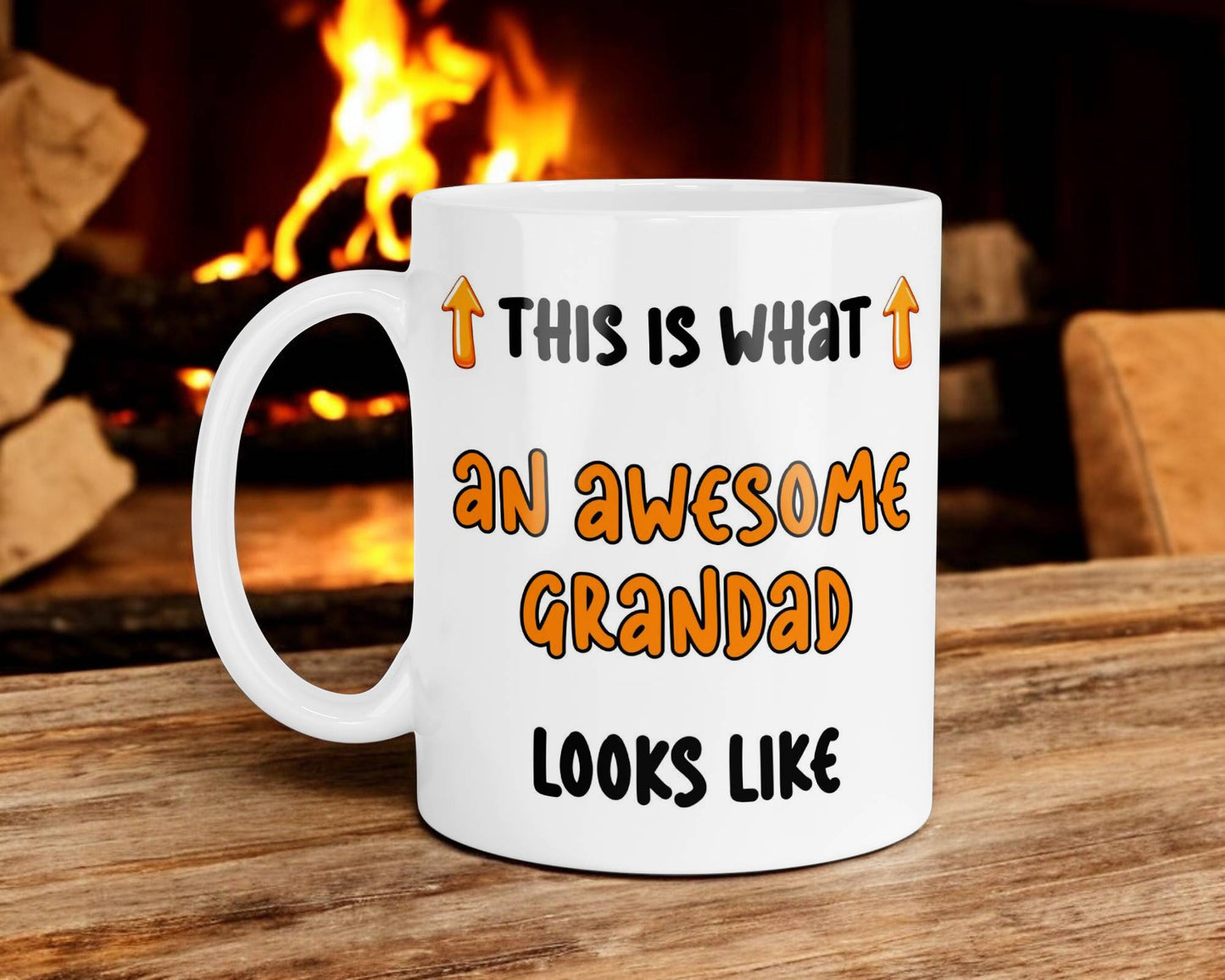 Grandad Mug Gift This Is What An Awesome Looks Like Novelty Nice Fun Cute Cup Present
