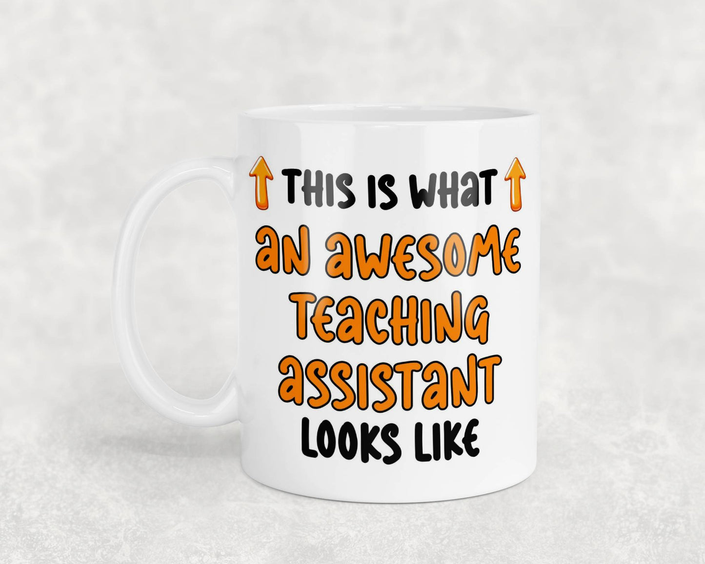 Teaching Assistant Mug Gift This Is What An Awesome Looks Like Novelty Cute Printed Cup TA Present