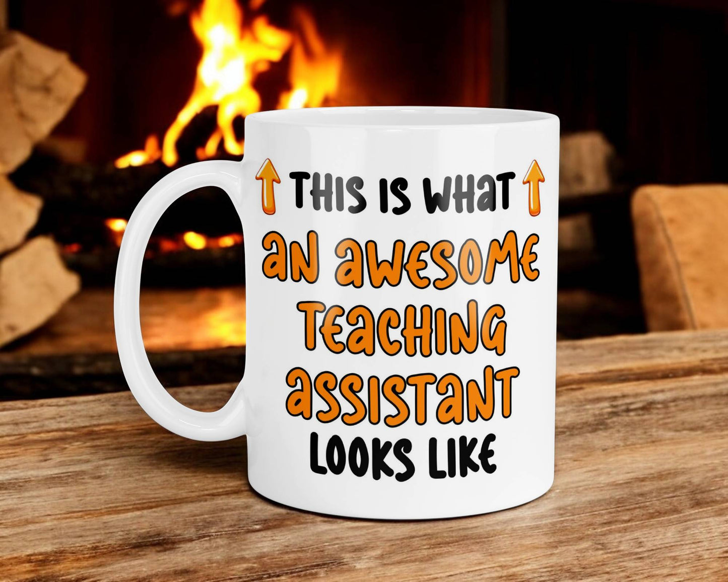Teaching Assistant Mug Gift This Is What An Awesome Looks Like Novelty Cute Printed Cup TA Present