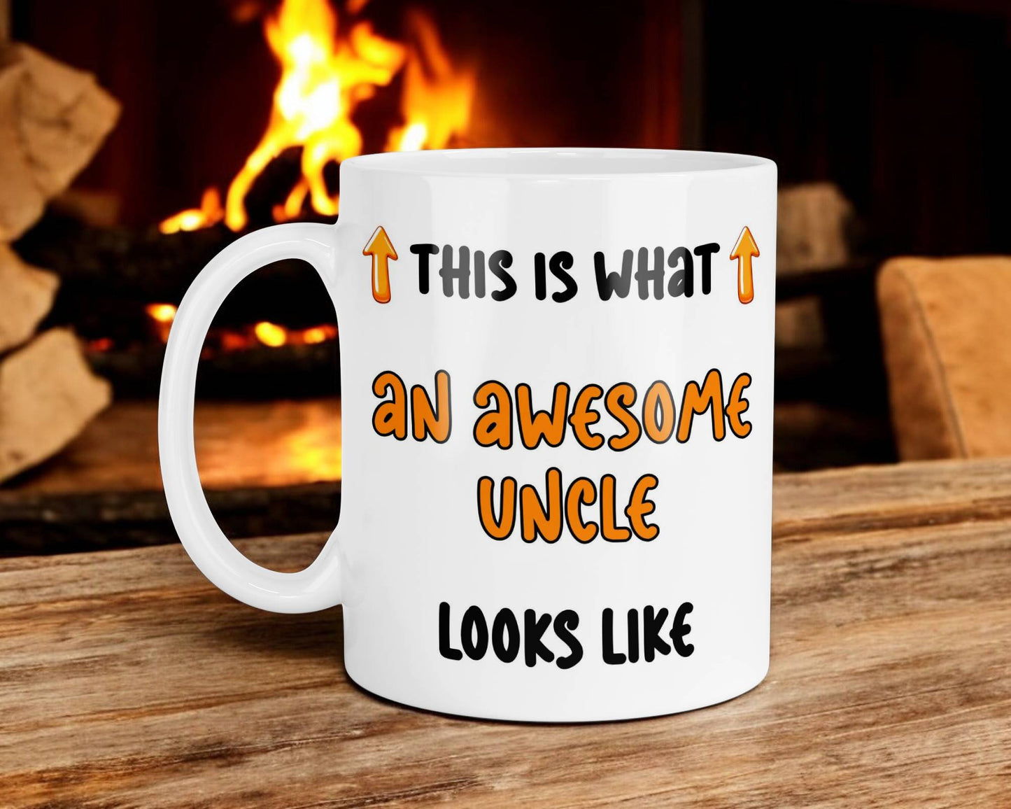 Uncle Mug Gift This Is What An Awesome Uncle Looks Like Nice Cute Fun Novelty From Niece Nephew Present