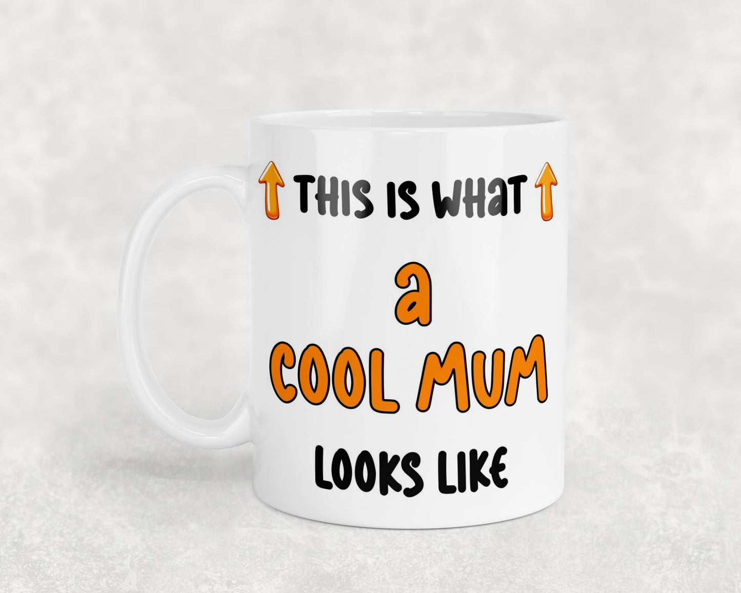 Mum Mug Gift This Is what A Cool Mum Looks Like Nice Cute Fun Novelty From Son Daughter Present
