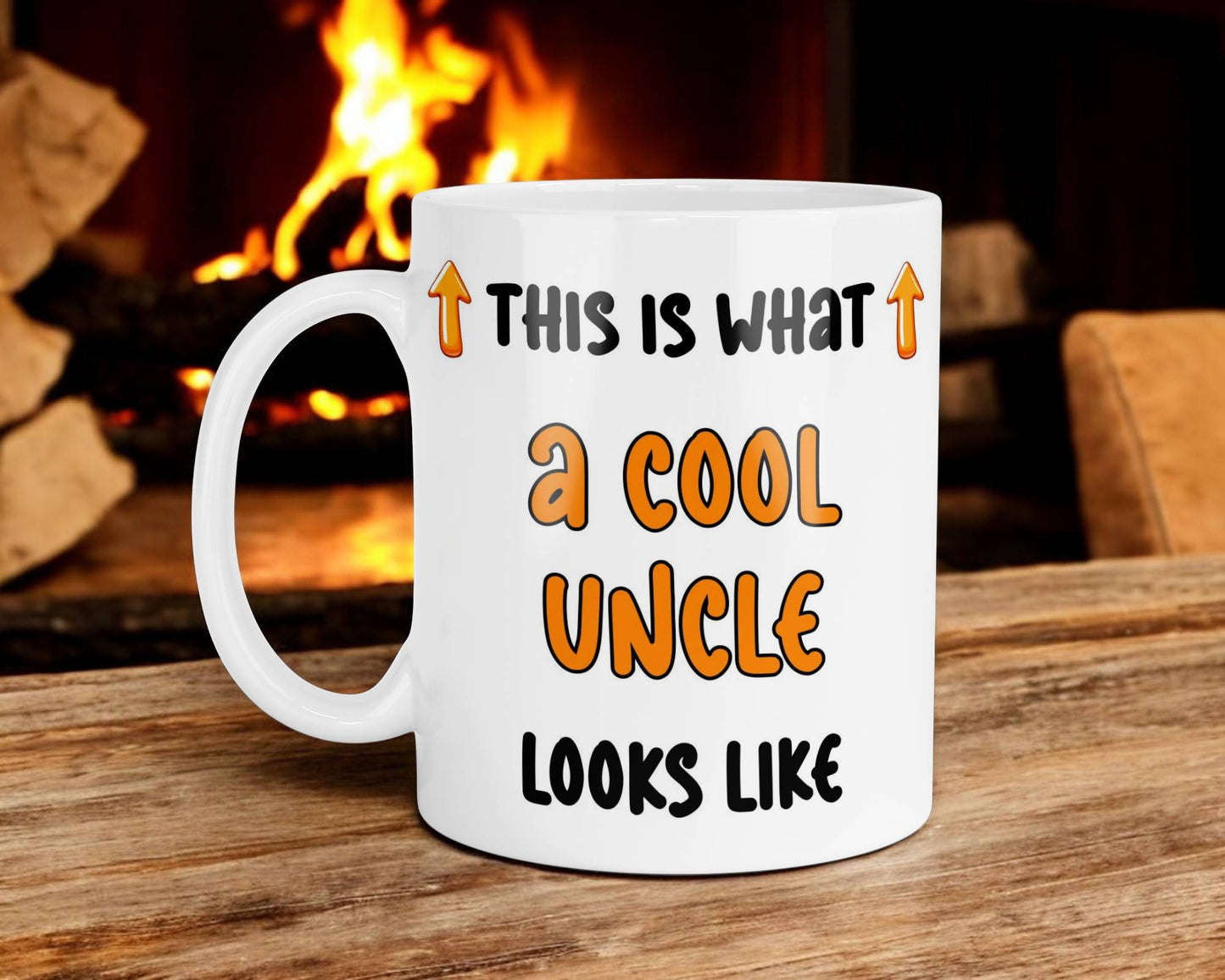 Uncle Mug Gift This Is What A Cool Uncle Looks Like Nice Cute Fun Novelty From Niece Nephew Present