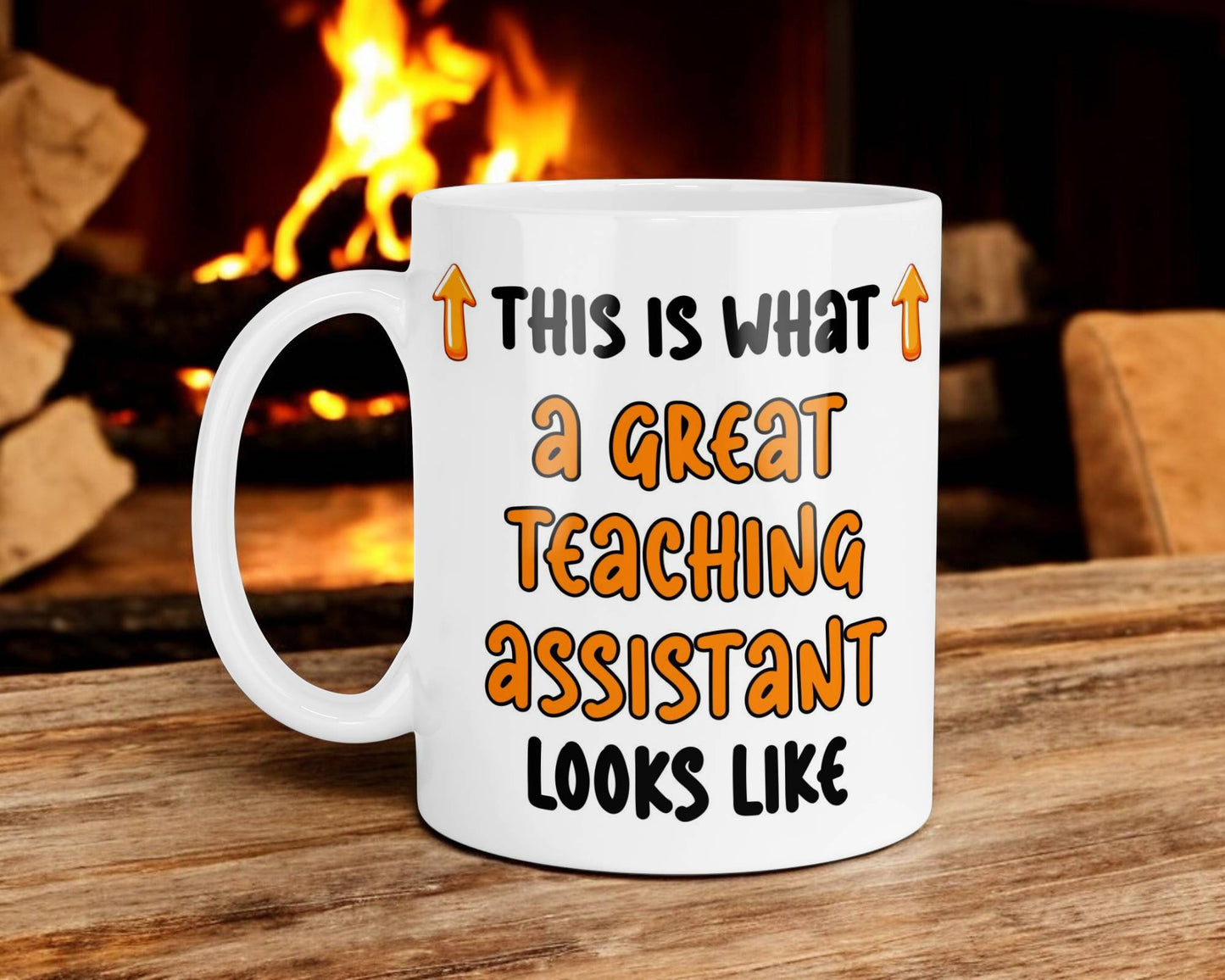 Teaching Assistant Mug Gift This Is What A Great Looks Like Novelty Cute Printed Cup TA Present