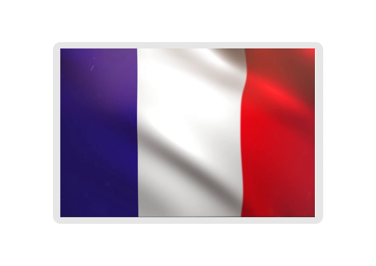 France Flag Fridge Magnet Gift - Cute French Novelty Birthday Present